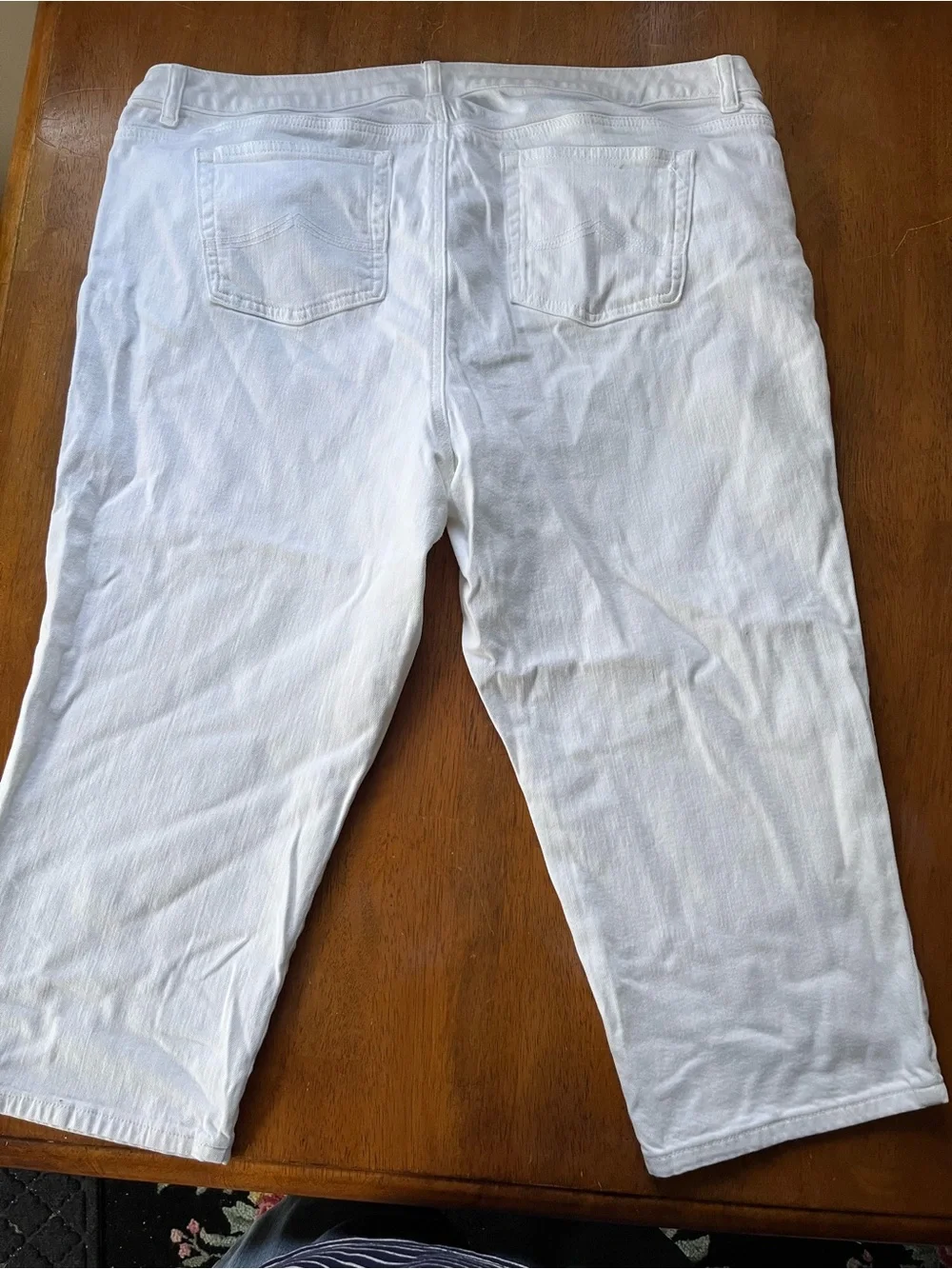 Michael Kors White Ankle Crop Jeans